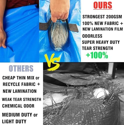 SGPAC Heavy Duty Queen Mattress Bag with Reinforced Handles
