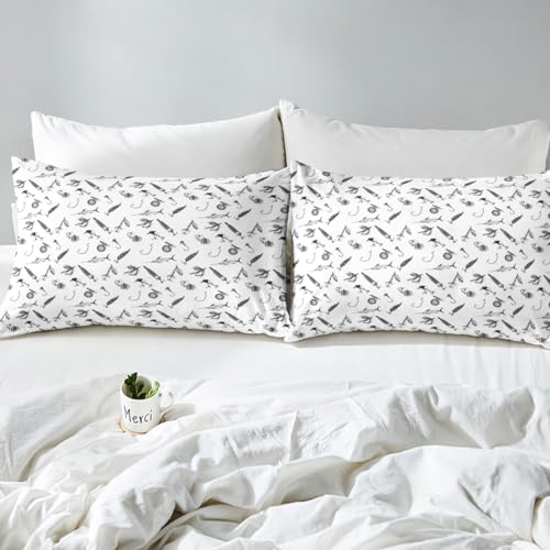 Castle Fairy Hunt Fishing Fitted Sheet Queen Set