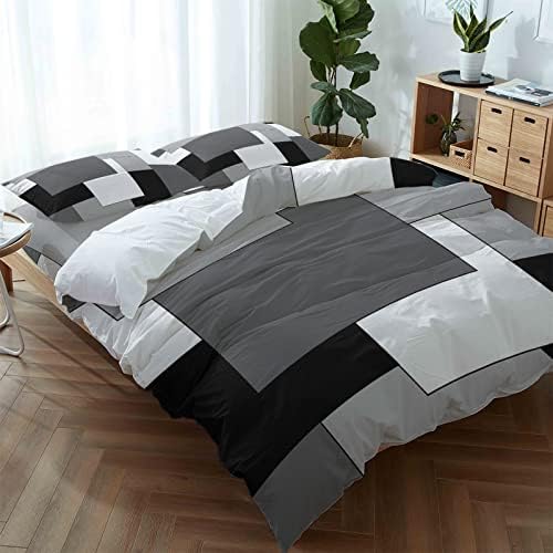 LooPoP 4PCS California King Duvet Cover Set 1