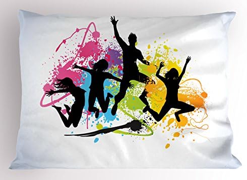 Ambesonne Youth Pillow Sham 26x20 Multicolor Printed