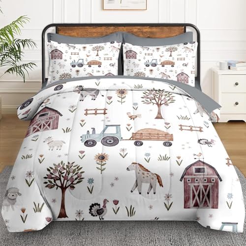 WeCozy 7 Pcs Comforter Set with 2 Pillowcases 2 Shams