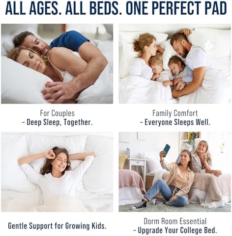 OLANLY Queen Mattress Pad with Cooling Comfort and Deep Pocket Fit