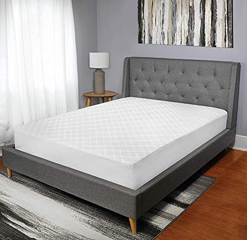 AllerEase Ultimate Allergy Protection Zippered Mattress Protector Full Size White