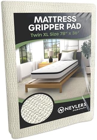 Nevlers 78 x 36 Twin XL Non-Slip Mattress Pad