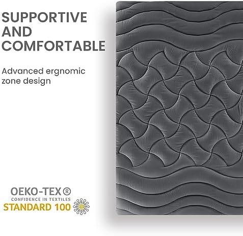 SLEEP ZONE King Mattress Topper with Cooling Technology