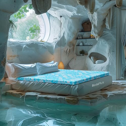 BedsPick 2 Inch Memory Foam Gel Cooling Mattress Topper Twin XL