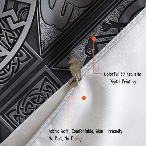 Viking Duvet Cover Set with Personalized Name