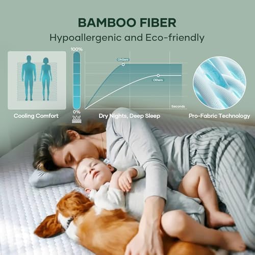OhGeni Waterproof Mattress Protector Twin XL Size
