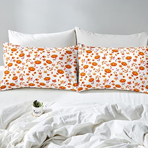 Halloween Pumpkin Sheet Set Full Size 54x75 with Pillowcases