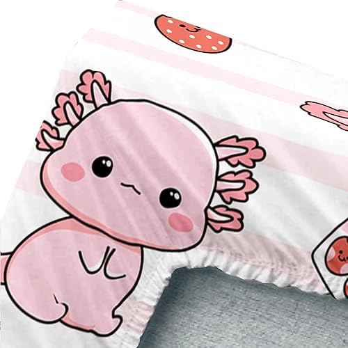 QOOMO Axolotl Themed Kids Bedding Set