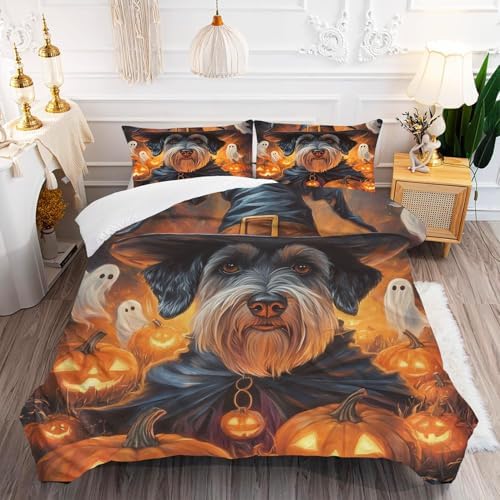 3D Print Standard Schnauzer Dog Duvet Cover Set