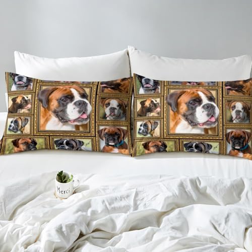 Feelyou King Size Duvet Cover Set with Pillow Cases 1