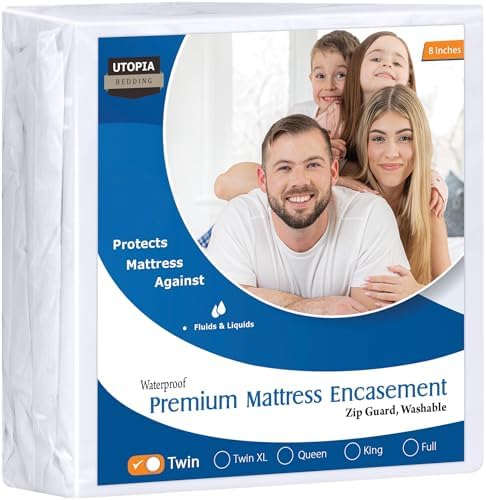 Utopia Bedding Waterproof Bed Bug Mattress Cover