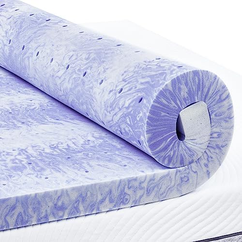 PERLECARE 3 Inch Twin XL Memory Foam Mattress Topper