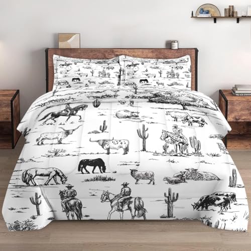 WeCozy Full Size Comforter Set with 2 Pillowcases