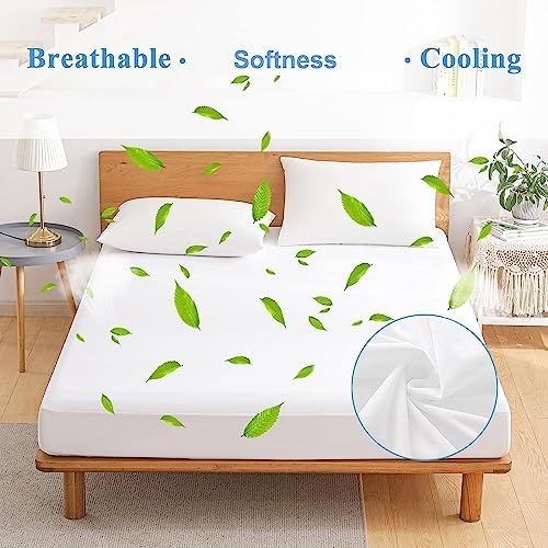 Softhour 2 Pack Twin XL Waterproof Mattress Protector