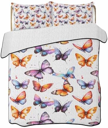 TocaHome Summer Quilt Twin XL 68x98 Inch Comforter Set with 2 Pillowcases