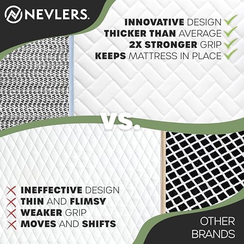Nevlers 78 x 36 Twin XL Non-Slip Mattress Pad