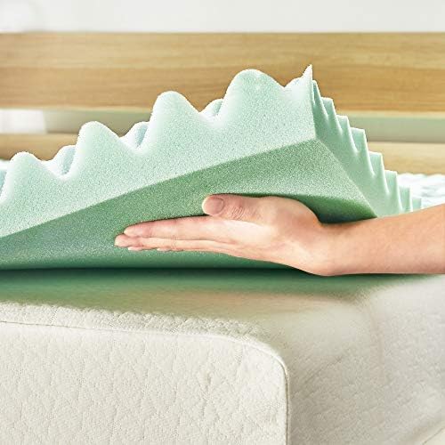 Mellow 15 Inch 5-Zone Memory Foam Mattress Topper Full