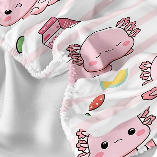 QOOMO Axolotl Themed Kids Bedding Set