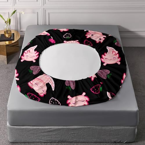 Cute Axolotl Bed Set Queen Size