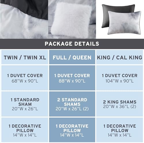 Intelligent Design Duvet Cover Set for Kids Tie Dye Microfiber 4 Piece