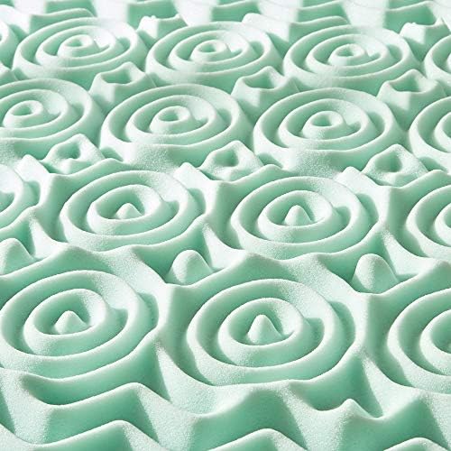 Mellow 15 Inch 5-Zone Memory Foam Mattress Topper Full