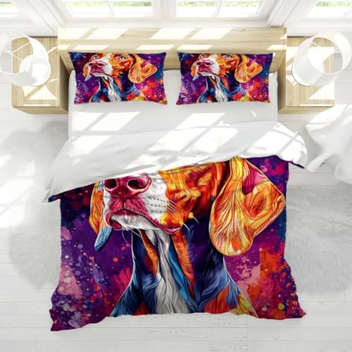 3D Print Standard Schnauzer Duvet Cover Set for Kids