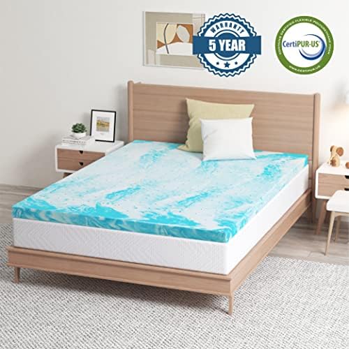 MLILY EGO 2 Inch Memory Foam Mattress Topper