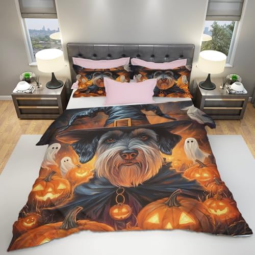 3D Print Standard Schnauzer Dog Duvet Cover Set