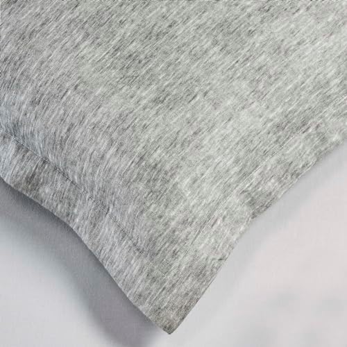 Superior Melange Flannel Duvet Set KingCalifornia King Charcoal