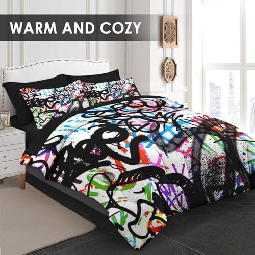 WeCozy 7 Pcs Queen Comforter Set with Shams and Pillowcases