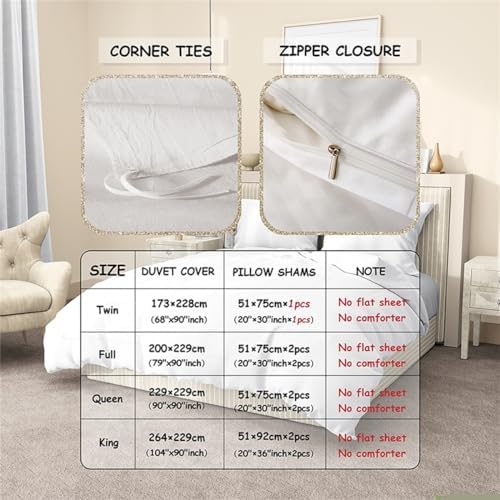 Feelyou King Size Duvet Cover Set with Hummingbird Flowers