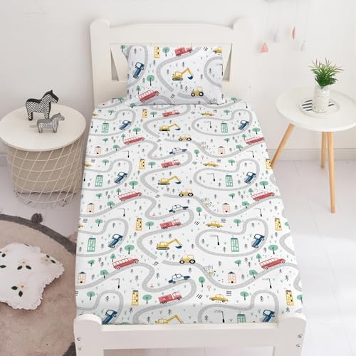Yasida Kids 3D Truck Bedding Set Queen Size