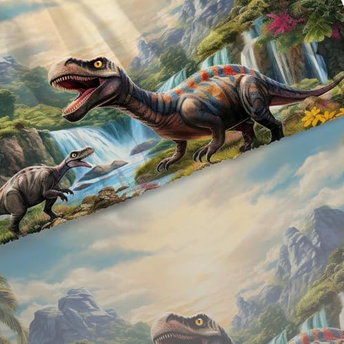 VTKON Dinosaur Bed Sheets Full Set for Kids
