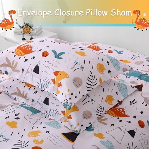 JSD Dinosaur Kids Duvet Cover Set Full Size