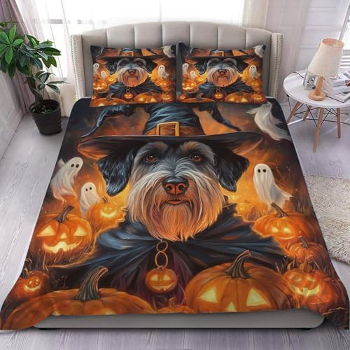 3D Print Standard Schnauzer Dog Duvet Cover Set