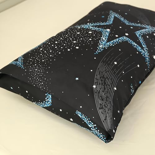 SDY 3PCS Star Duvet Cover Set Twin Size