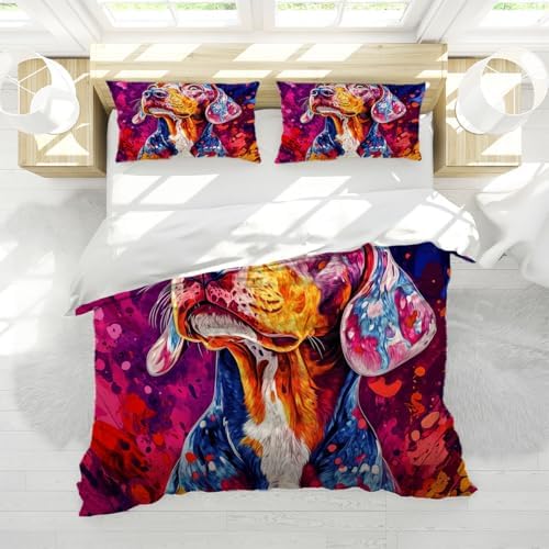 3D Print Standard Schnauzer Duvet Cover Set for Kids 1