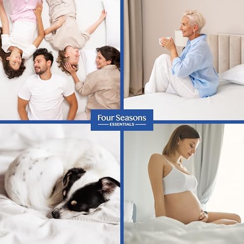 Full Size Mattress Encasement Waterproof Zippered Bedbug Protector
