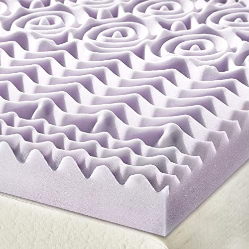 Mellow 3 Inch 5-Zone Memory Foam Mattress Topper Twin