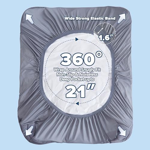 Elven Home King Mattress Pad for Back and Hip Pain Relief