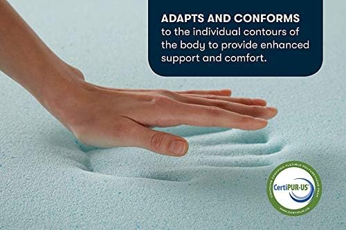 Serta ThermaGel Cooling Mattress Topper 2 Inch King Size