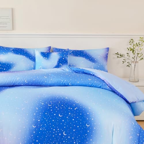 URBONUR Gradient Glitter Comforter Set for Kids