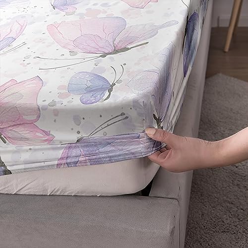 QOOMO Butterfly Bedding Set for Kids
