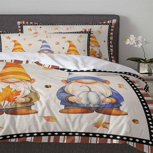 LooPoP Fall Duvet Cover Set California King 3 PCS