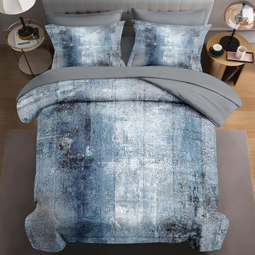 7 Pcs Queen Comforter Set with 2 Pillowcases and 2 Shams