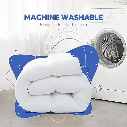 USKRIGE King Mattress Topper with 6D Down Alternative Fill