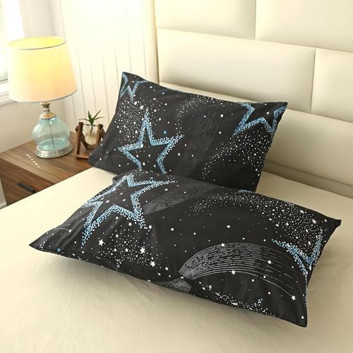 SDY 3PCS Star Duvet Cover Set Twin Size
