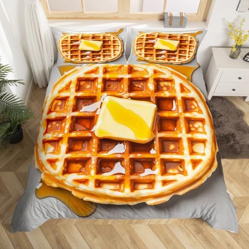 Erosebridal Waffles Duvet Cover Set for Kids